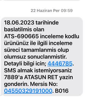 Atasun Çerkezköy Şubesi Gözlük Deneyimi