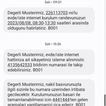 Türk Telekom İnternet Nakil İşlem Sorunu