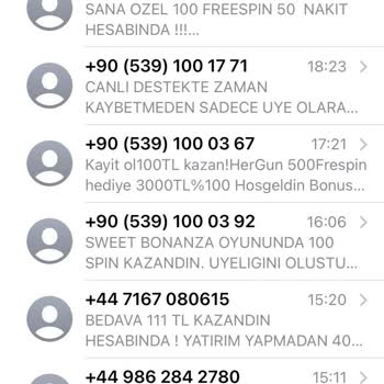 Türk Telekom Bahis Sitelerinden Gelen SMS Bıktım
