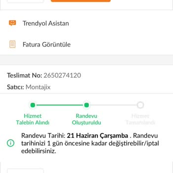 Montajix Montaj İçin Gelmemeleri