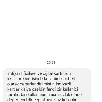 İstanbulkart Kullanımında Usulsüzlük Uyarısı Alıyorum