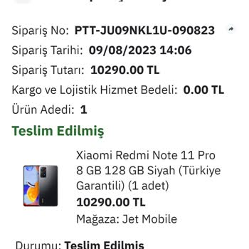 PttAVM Faturasız Ürün Teslim Edildi