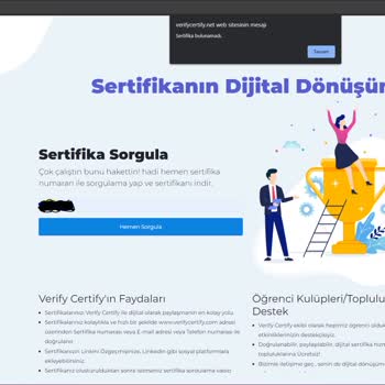 Joven Academia Pişmanlıktır - Sertifika Bulunamadı Hatası