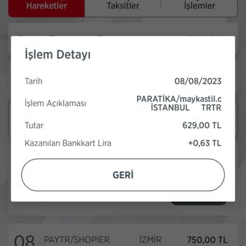 Mayka Stil Maykastil Sipariş Hatası