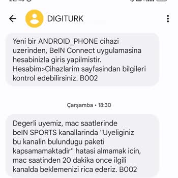 Digiturk Üyeliğiniz Bu Kanalı Kapsamıyor Hatası