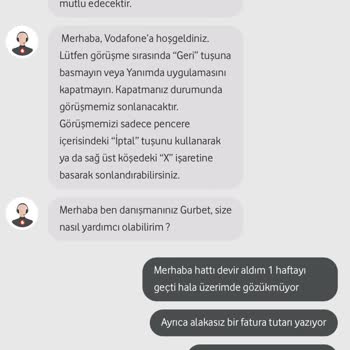 Vodafone Hat Sahibi Değişikliği Yapmıyor