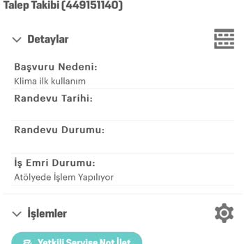 Altus 20 Günden Beri Yapılamayan Klima Montajı