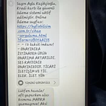 ByFix Servis Param Alındı Ürünüm Yapılmadı Çözüm Sağlanmadı