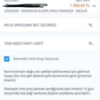 İş Bankası Kart Limitini Yükseltmiyor