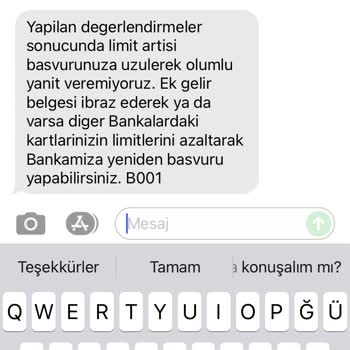 İş Bankası Kart Limitini Yükseltmiyor