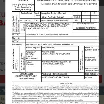 Getir Kafalarına Ceza Yansıtıyorlar