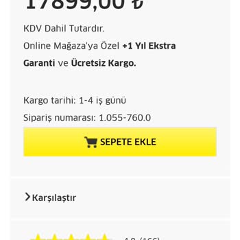 Karcher Ve Hepsiburada Siparişimi Zamlı Satmak İçin İptal Ettiler