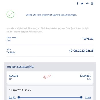 Anadolu Jet Uçak Bileti Check-in