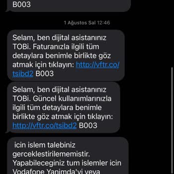 Vodafone Tarifemi Değiştirmiyor Ve Çok Pahalı Ek Paketler Dayatıyor.