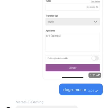 Marselgaming Para Vermez
