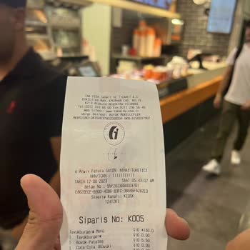 Popeyes Mağaza Siparişi Vermedi