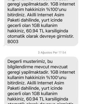 Vodafone Onayım Olmadan Tarife Aşım Adı Altında İnternet Tanımlıyor
