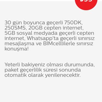 Bimcell Paket Fiyatları Uyumsuzluğu