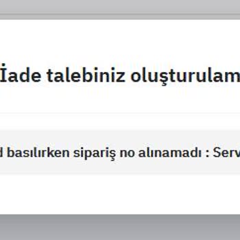 Epttavm Ürün İade Sorunu