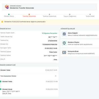 Trendyol Express Akıbeti Belirsiz Kargo