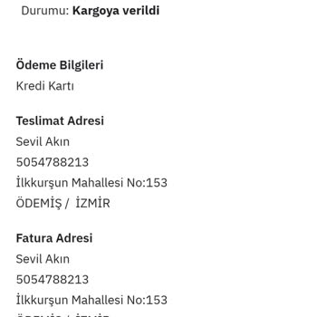 Epttavm Ürün Gelmedi