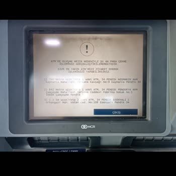 Enpara ATM Arızası Çalışmayan ATM