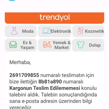 Trendyol Schafer Çay Makinesi Ürün İadesi