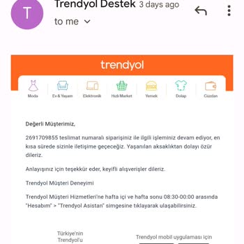 Trendyol Schafer Çay Makinesi Ürün İadesi
