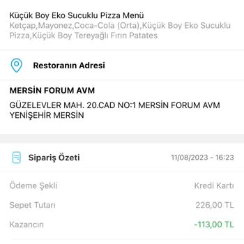 Tıkla Gelsin Eko Sucuklu Pizza Menü 1 Alana 1 Bedava Kampanyası