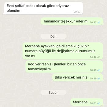 Bigbang Vip Ayakkabı Aldım Değişim İçin Geri Dönüş Yapmıyorlar