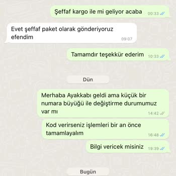 Bigbang Vip Ayakkabı Aldım Değişim İçin Geri Dönüş Yapmıyorlar