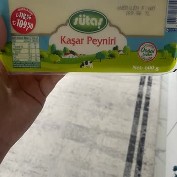 Sütaş Kaşar Peyniri Küflü