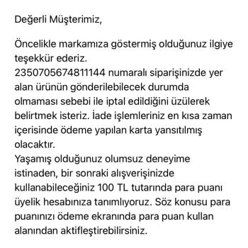 House Of SuperStep Ürünü İptal Edip Verdiği Sözü Tutmaması