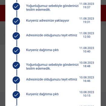 Geç Gelen Aras Kargo Feshane Şubesi Pişmanlıktır