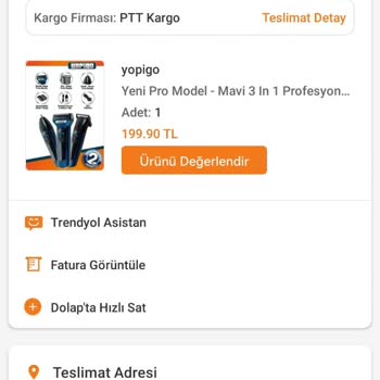 Trendyol Yopigo Ürünün Hemen Bozulmasından Şikayetçiyim