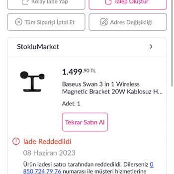 Pazarama Ürün Elime Ulaşmadı, Ödeme İadesi Vermiyorlar, İlgilenmiyorlar