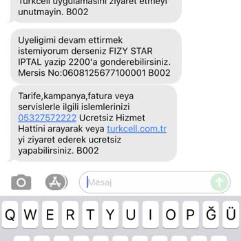 Turkcell Üyelik İptali Sorunu