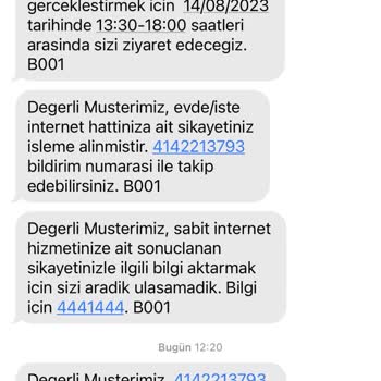 Türk Telekom Evde/İşte İnternet Hizmeti Nakli Talebi