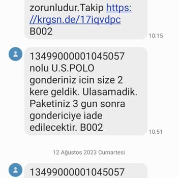 İşini Yapmayan Kargomsende Firması