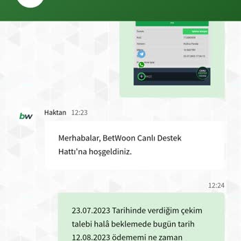 Betwoon 3 Haftadır Ödeme Bekliyorum
