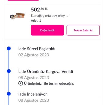 Pazarama Eksik Ve Hatalı Ürün
