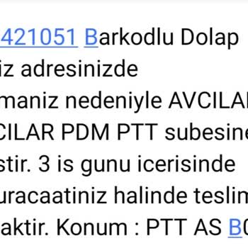 PTT Kargo Teslim Edilmeyen Kargo