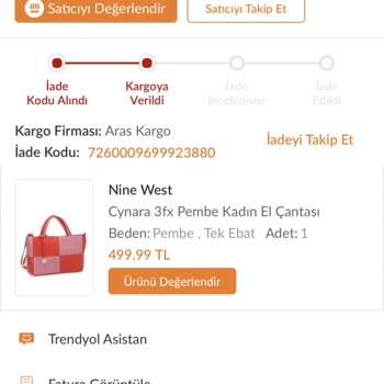 Trendyol Yanlış Ürün Gönderimi