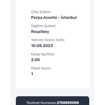 Sürat Kargo Ürünün Elime Ulaşmaması