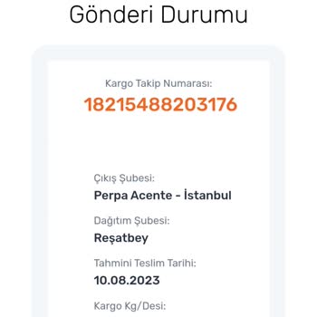 Sürat Kargo Ürünün Elime Ulaşmaması
