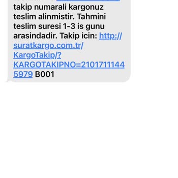 Sürat Kargo Kargomu Getirmiyor 1 Hafta Oldu.