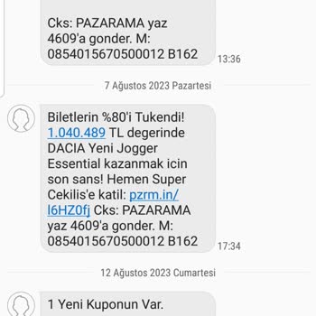 Pazarama Gece Demiyor Gündüz Demiyor Mesaj Atıp Duruyor!