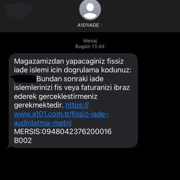 A101 Çalışanları İade İşleminde Usulsüz Davranıyor