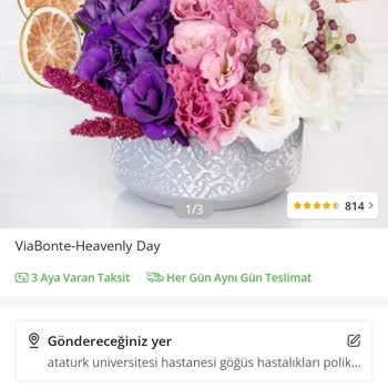 Çiçek Sepeti Görselle Teslim Edilen Çiçek Aynı Değil