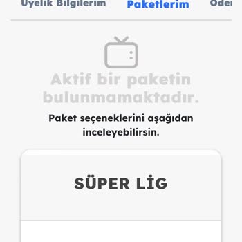 TOD Tv Üyelik Paketi Aldım Ama Görünmüyor